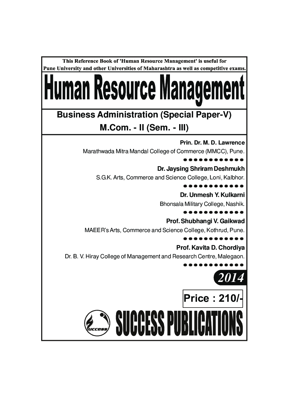 Business Administration - V (Human Resource Management) - Page 2
