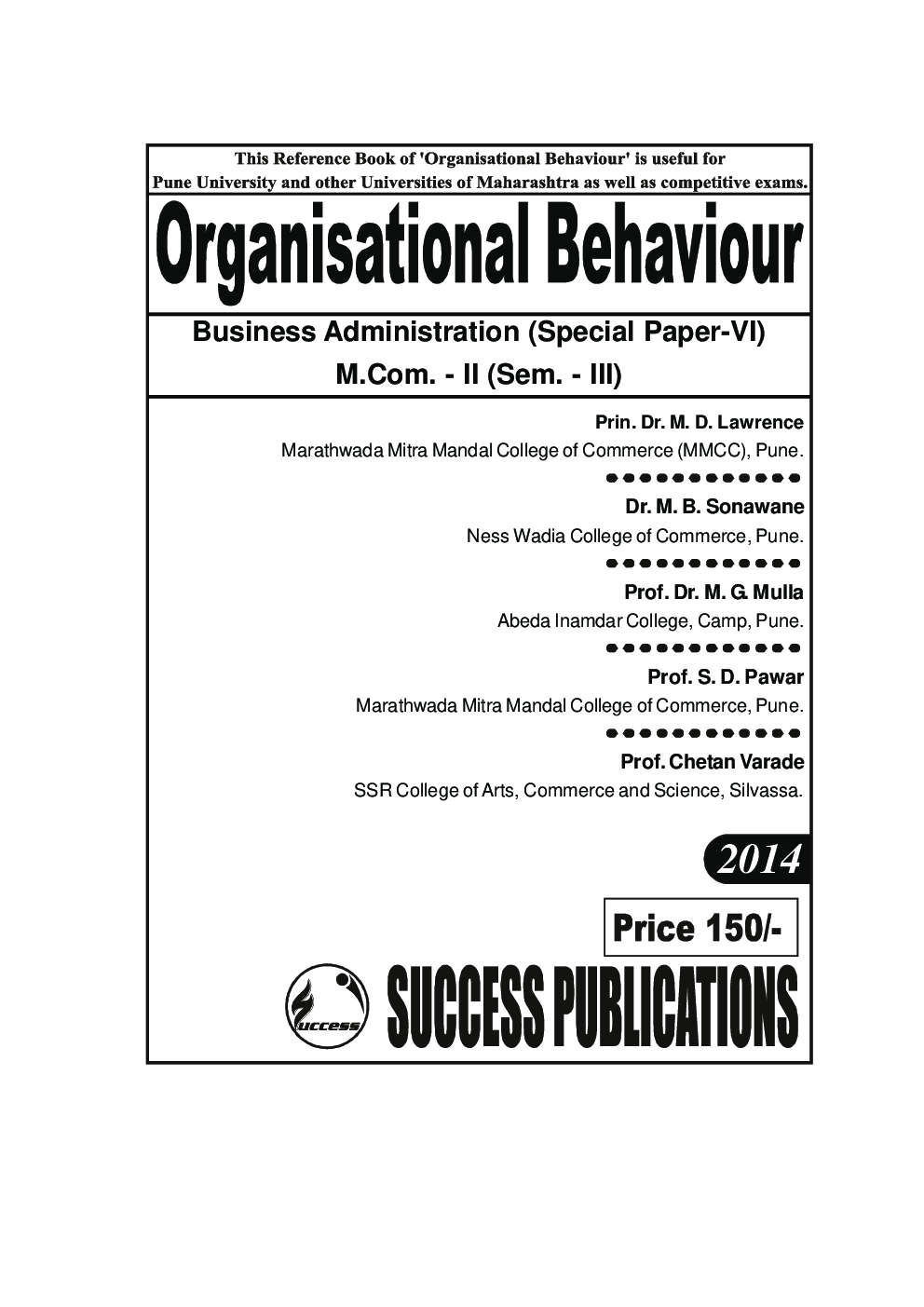 Business Administration - VI (Organisational Behaviour) - Page 2