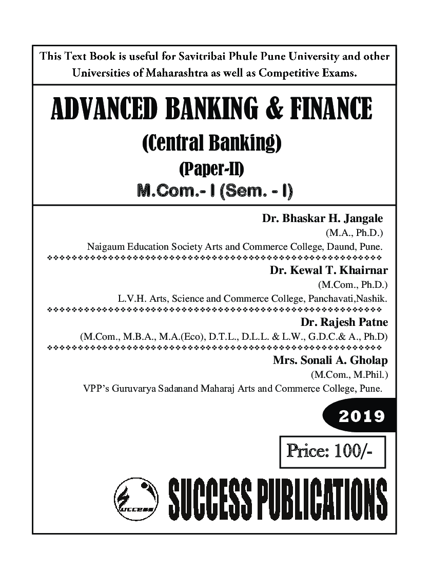 Advanced Banking And Finance (Central Banking) - Page 2