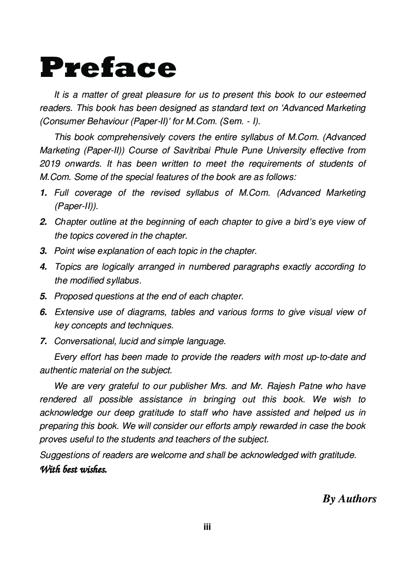 Advanced Marketing (Consumer Behaviour) - Page 4