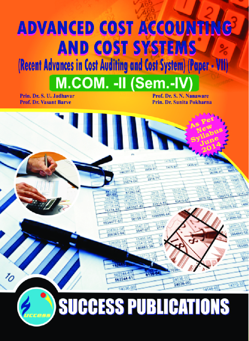 Advanced Cost Accounting And Cost Systems (Recent Advances In Cost Auditing And Cost System) - Page 1