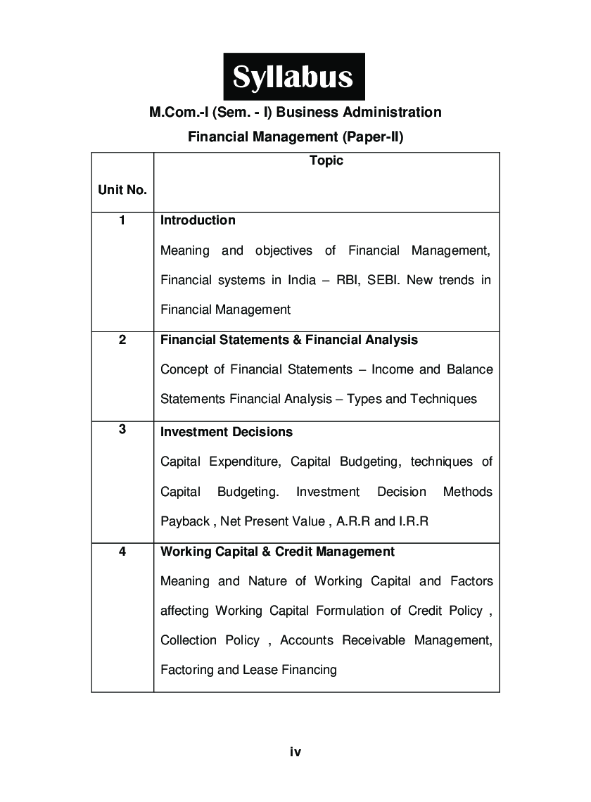 Business Administration (Financial Management) - Page 5