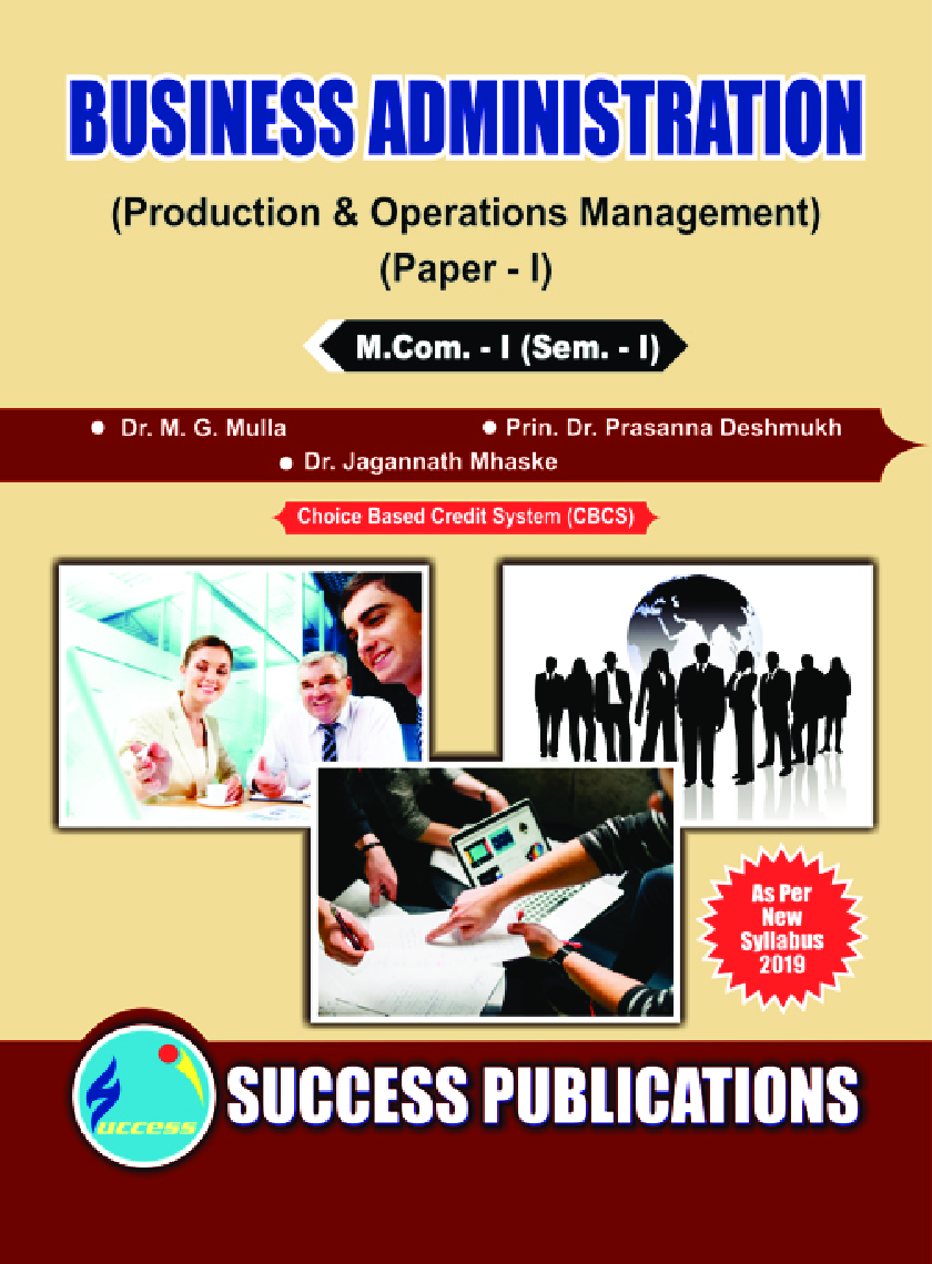Business Administration (Production And Operations Management) - Page 1