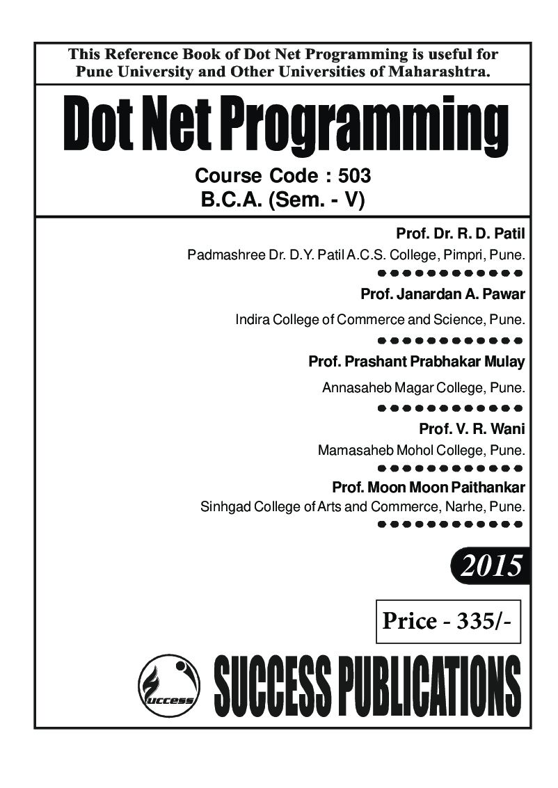 Dot Net Programming - Page 2