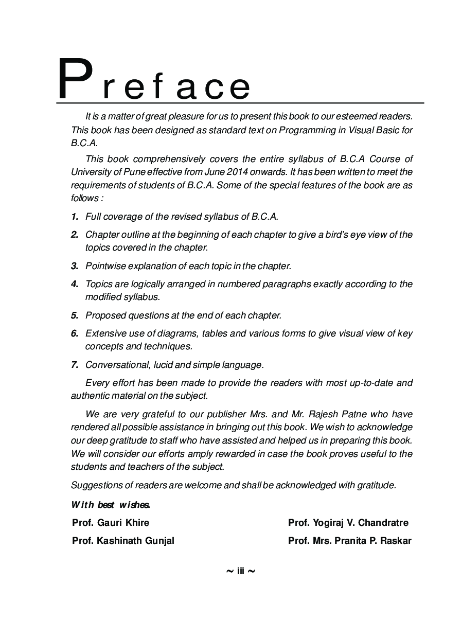 Programming In Visual Basics - Page 4