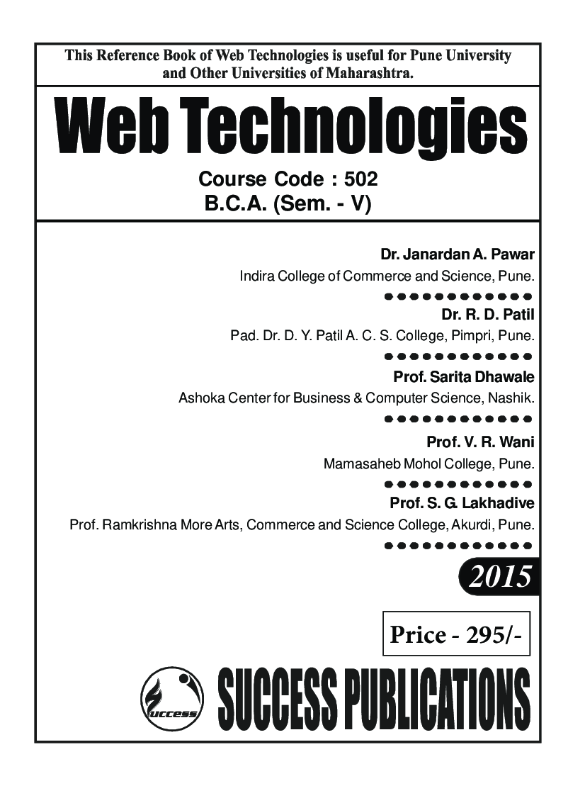 Web Technologies - Page 2