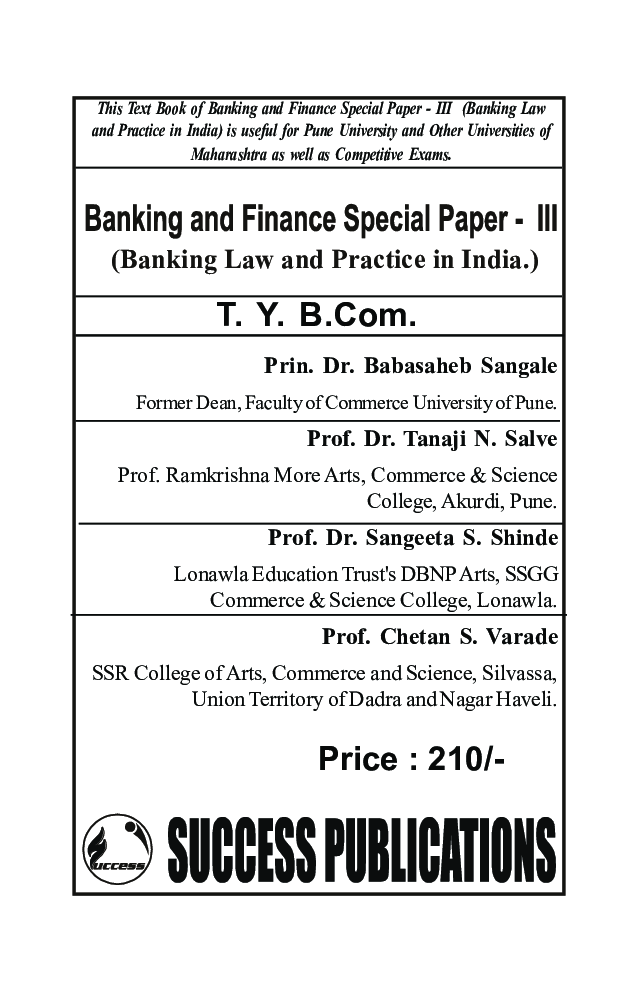 Banking And Finance III - Page 2