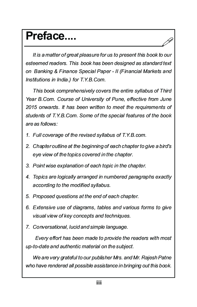 Banking And Finance II (Financial Markets And Institutions In India ) - Page 4