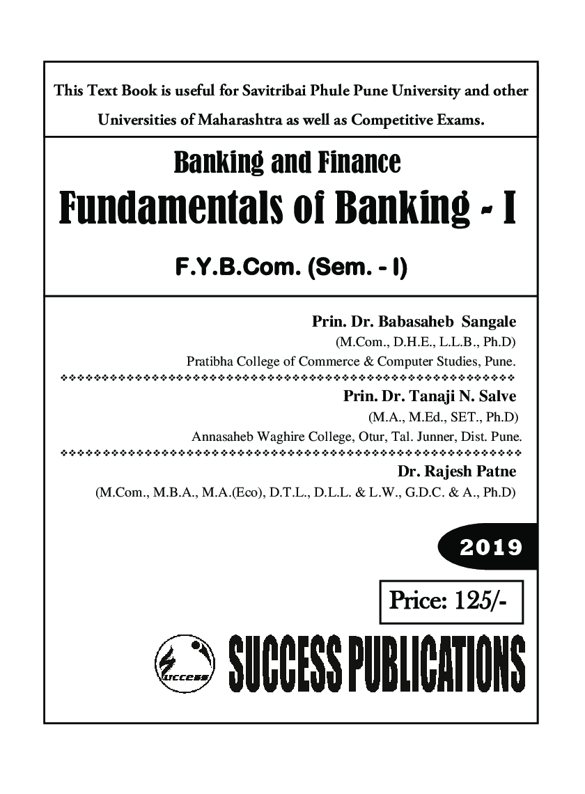 Banking And Finance Fundamentals Of Banking - I - Page 2