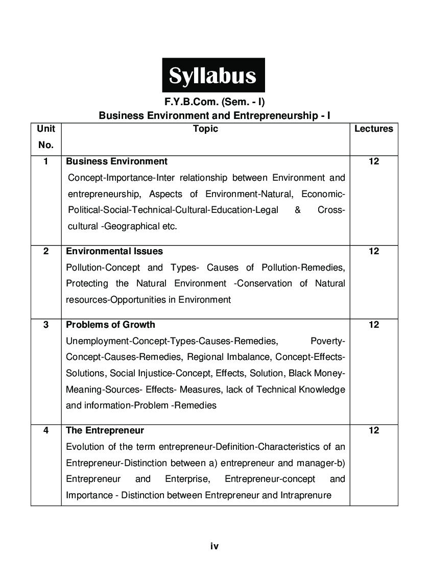 Business Environment And Entrepreneurship - I - Page 5