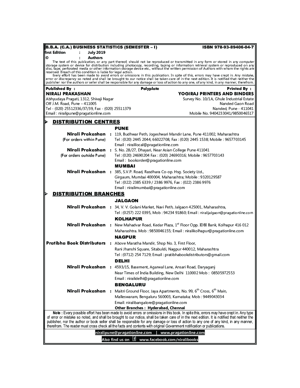Business Statistics - Page 3