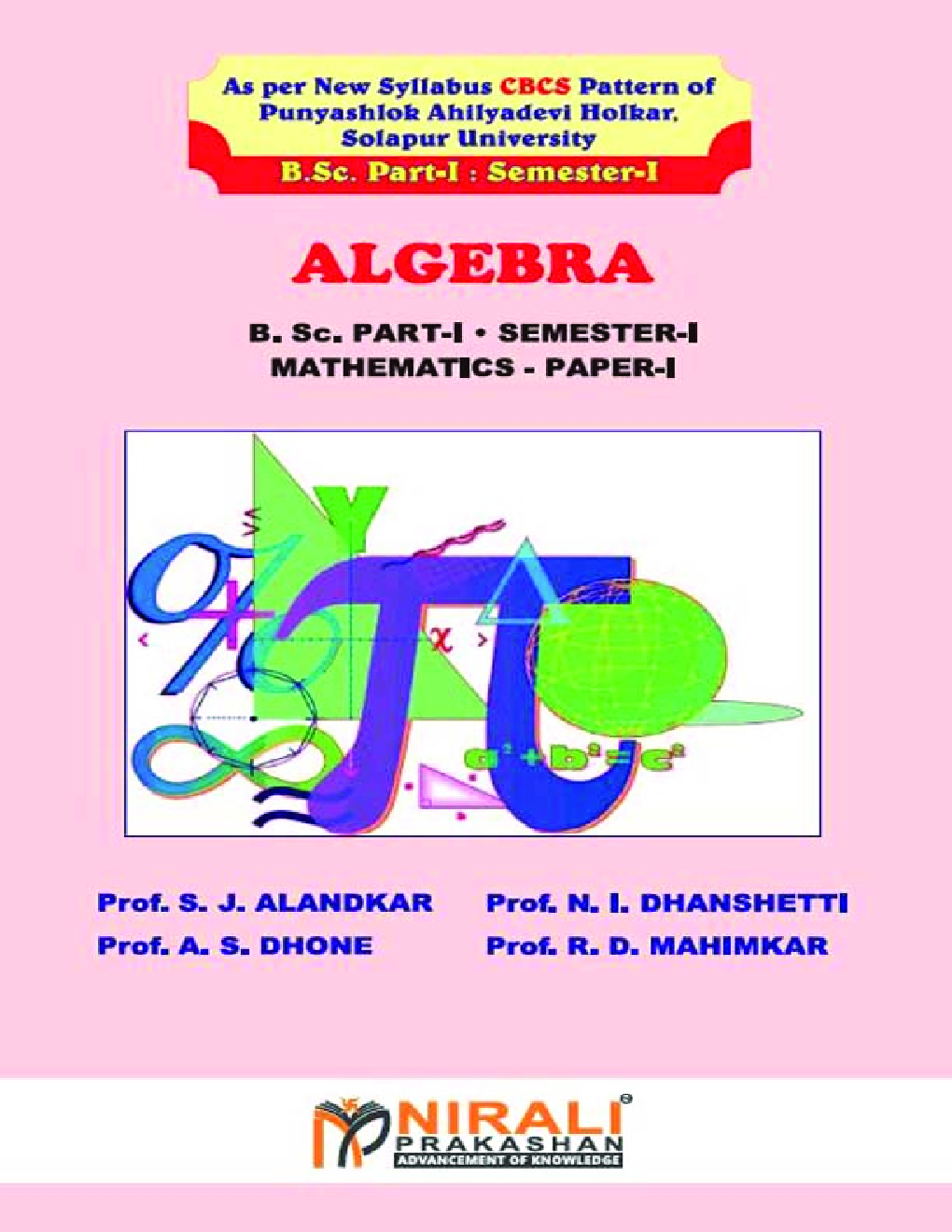 Algebra : Mathematics Paper - I - Page 1