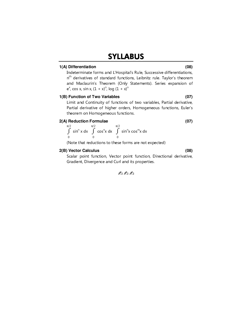 Calculus : Mathematics Paper - II - Page 5