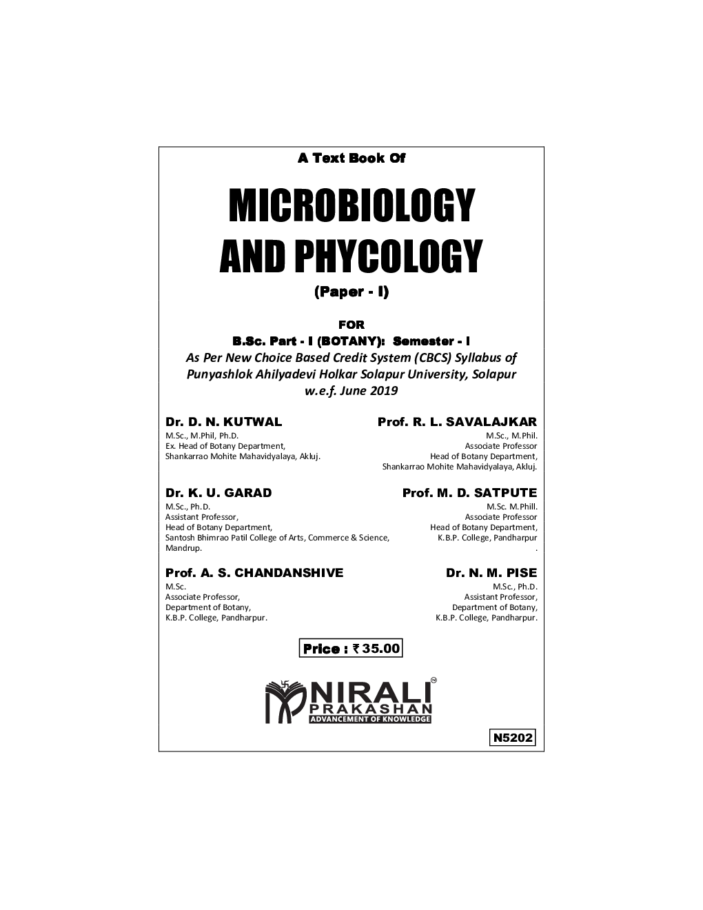 Microbiology And Phycology - Page 2