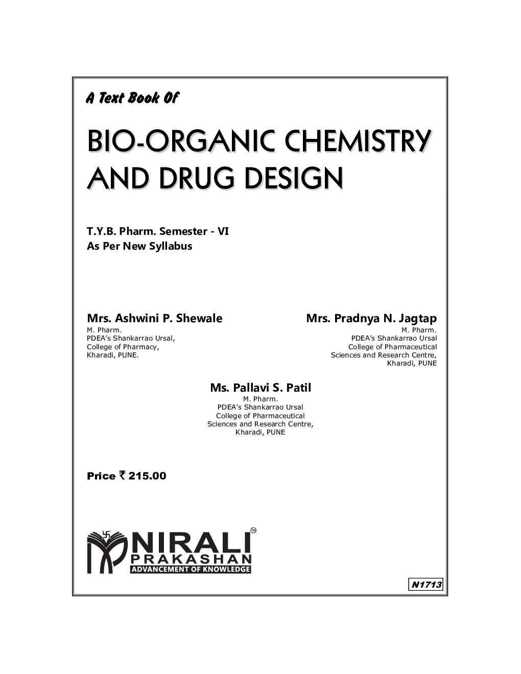 Bio-organic Chemistry And Drug Design - Page 2