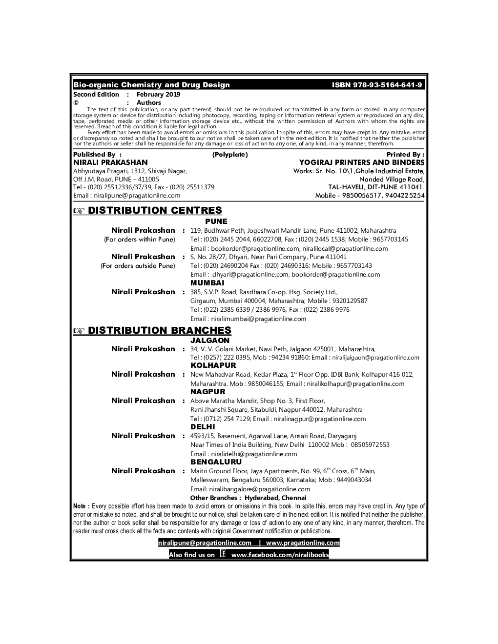 Bio-organic Chemistry And Drug Design - Page 3