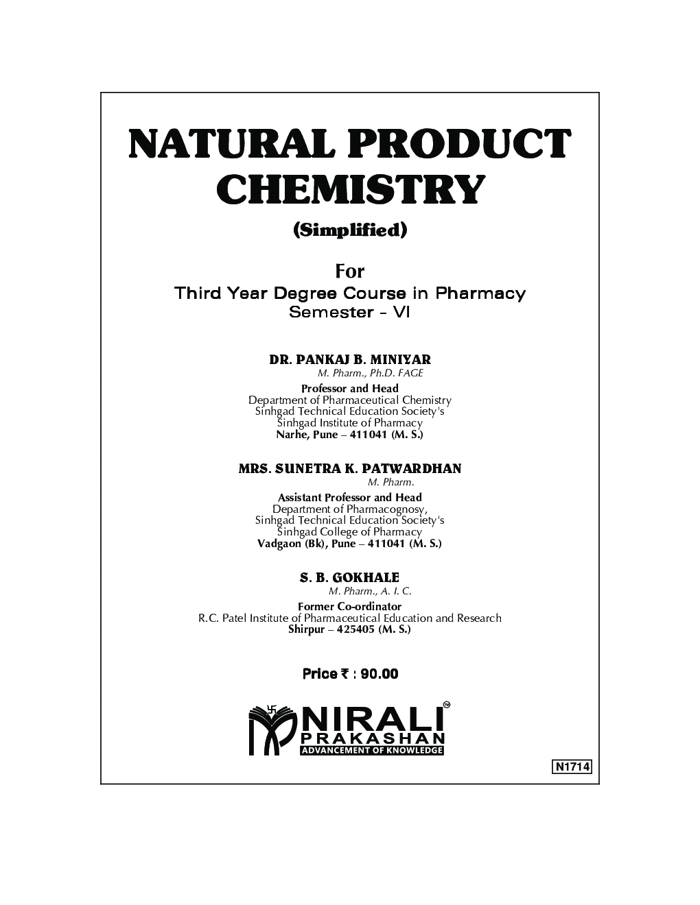 Natural Product Chemistry (Simplified) - Page 2