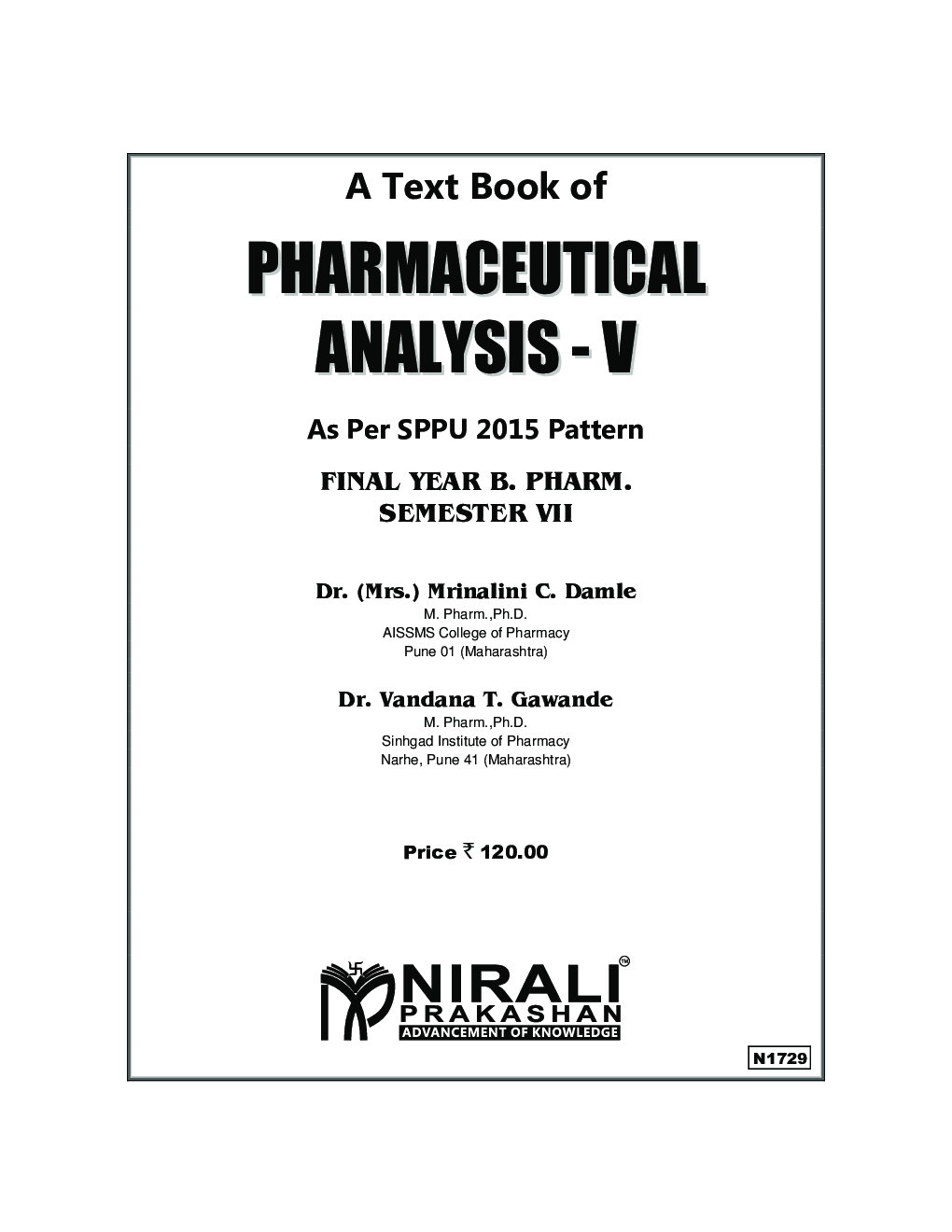 Pharmaceutical Analysis - V - Page 2