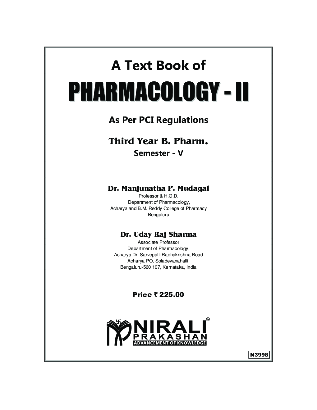 Pharmacology - II - Page 2