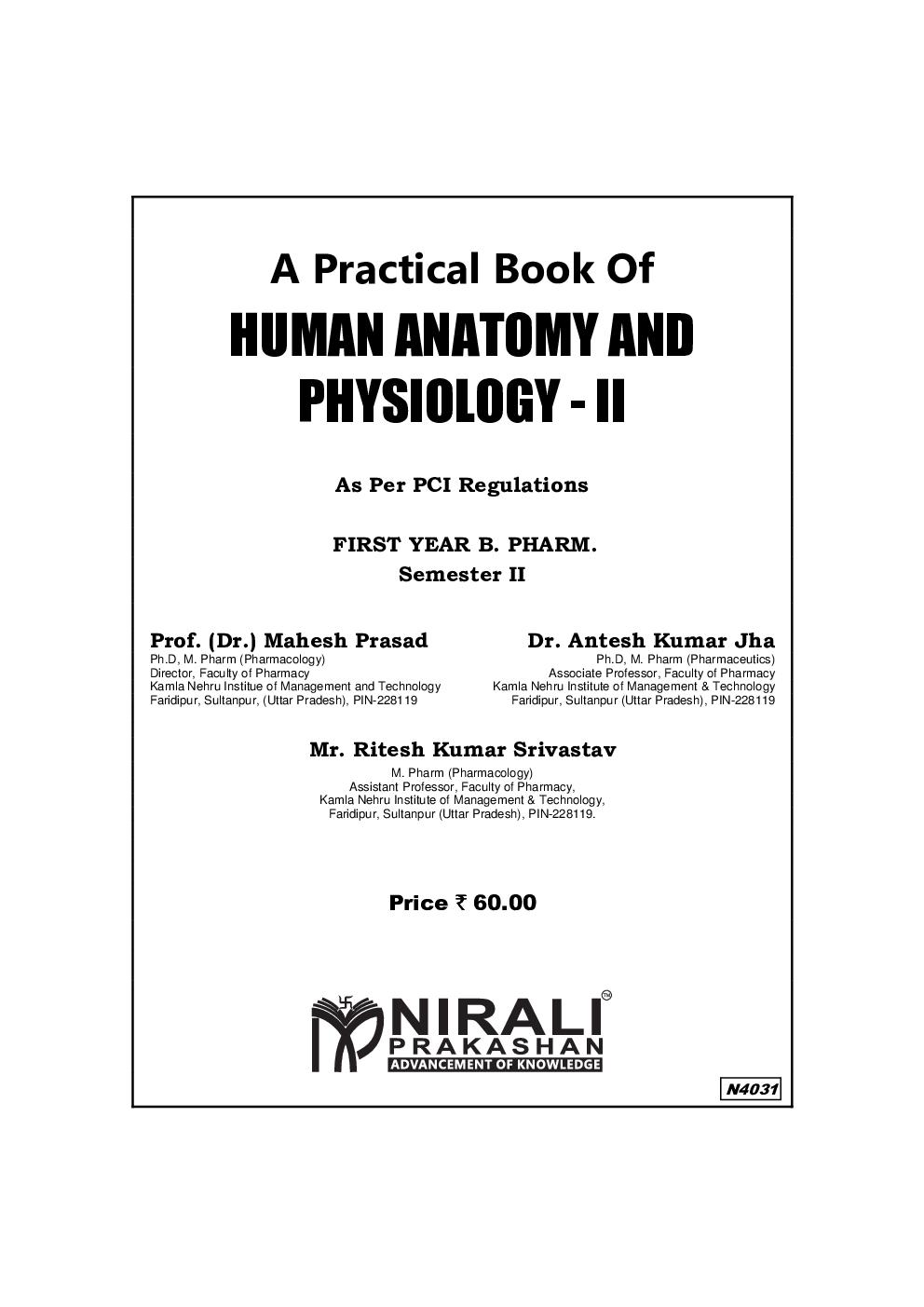 Human Anatomy & Physiology - II (Practical) - Page 2