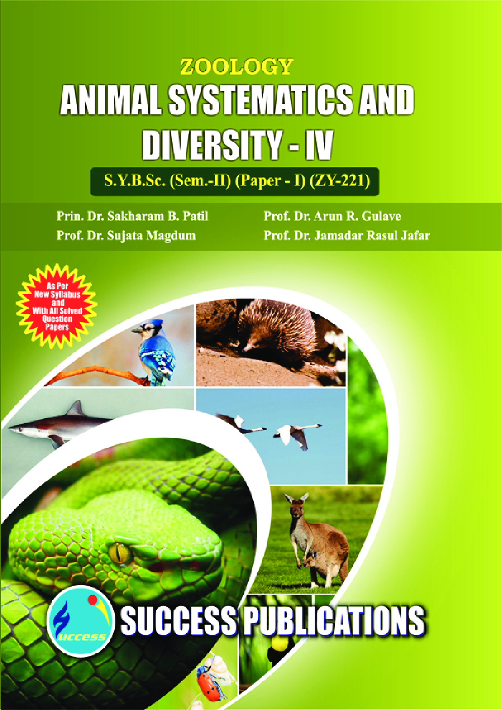 Animal Systematics And Diversity - IV - Page 1