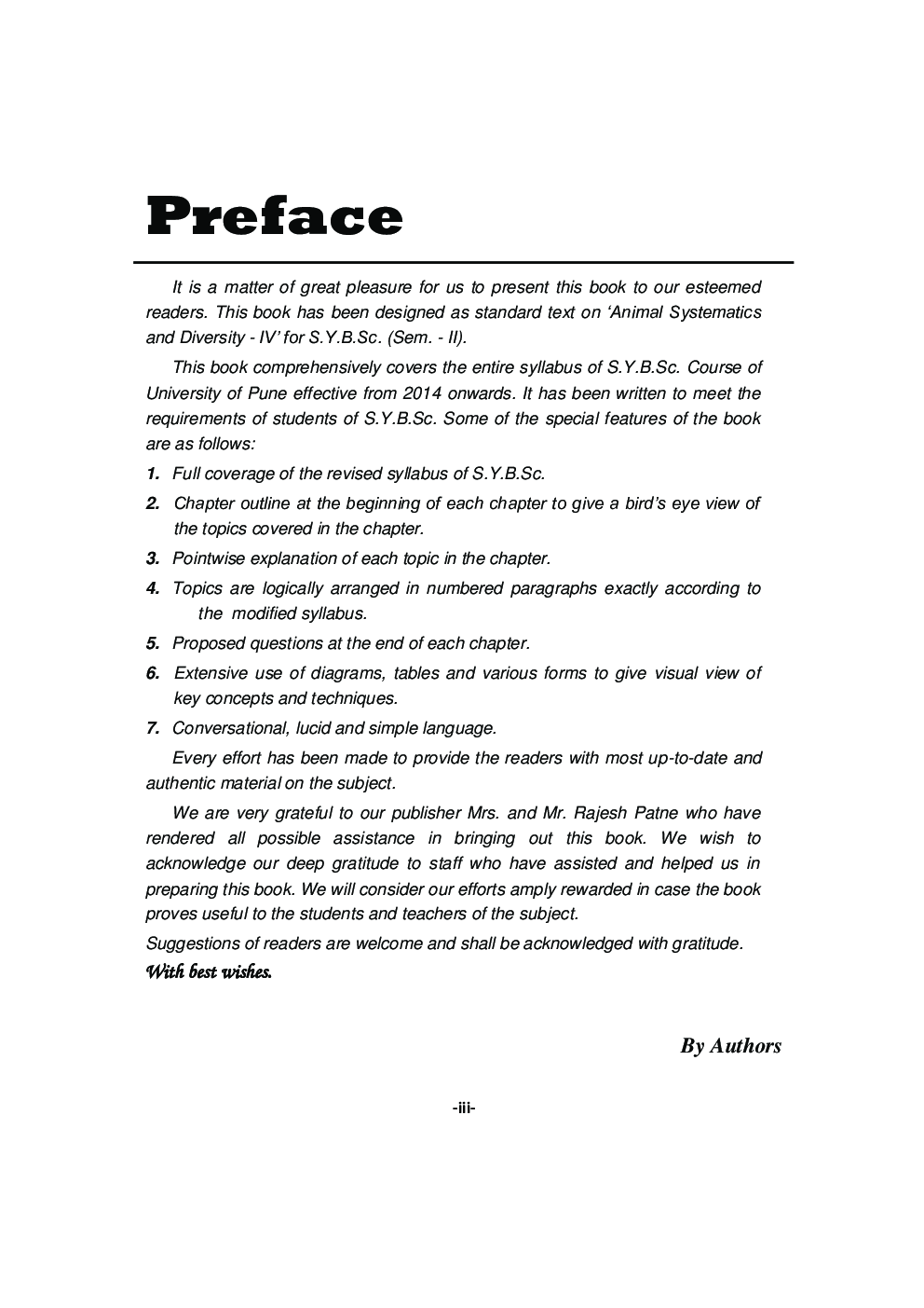 Animal Systematics And Diversity - IV - Page 4