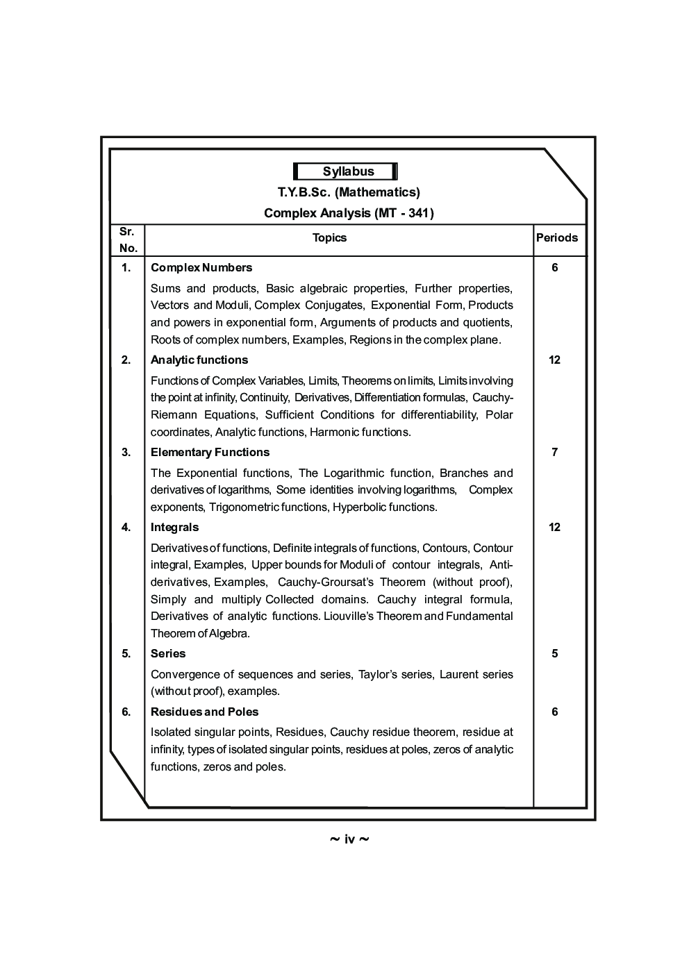 Complex Analysis - Page 5