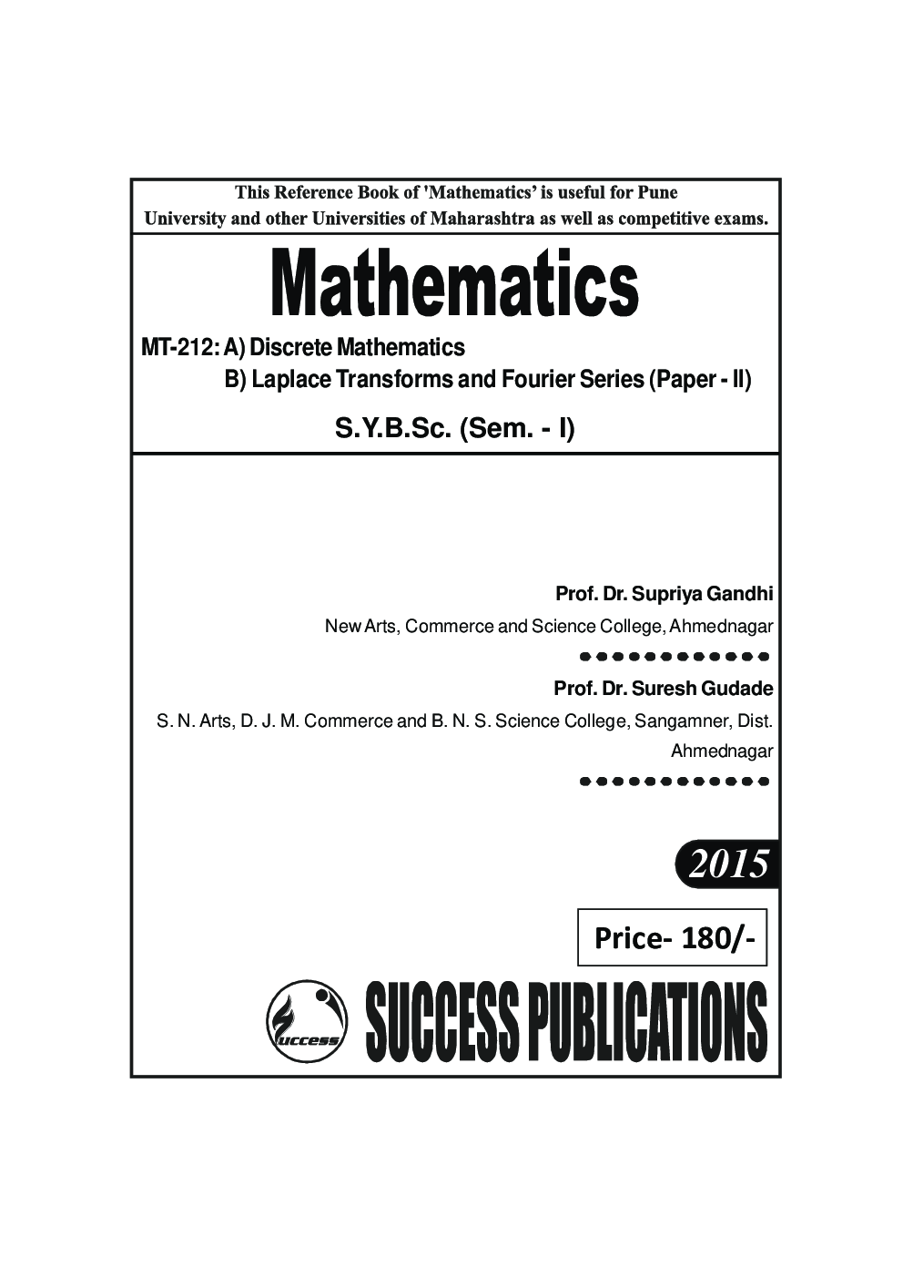 Discrete Mathematics & Laplace Transforms And Fourier Series - Page 2