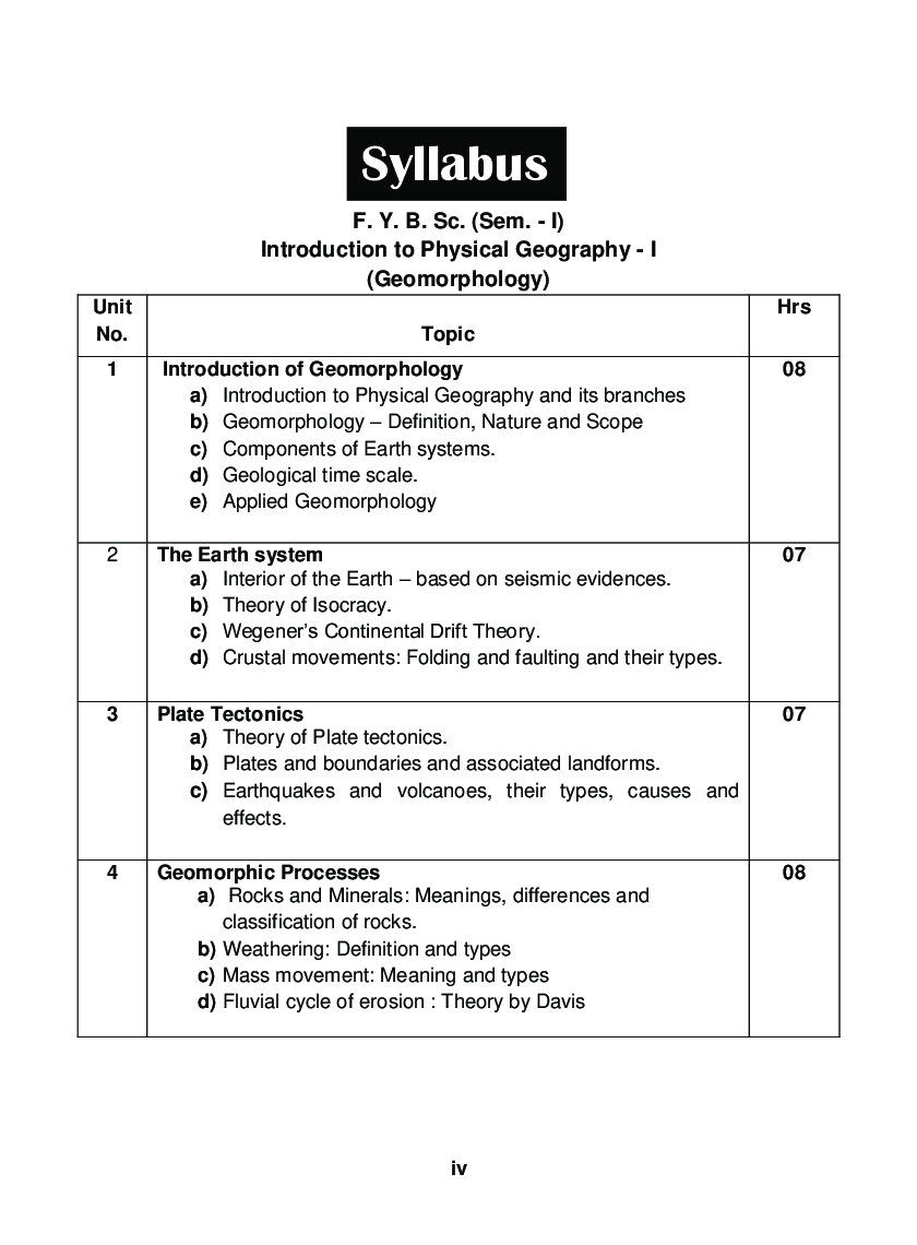 Introduction To Physical Geography - I (Geomorphology) - Page 5