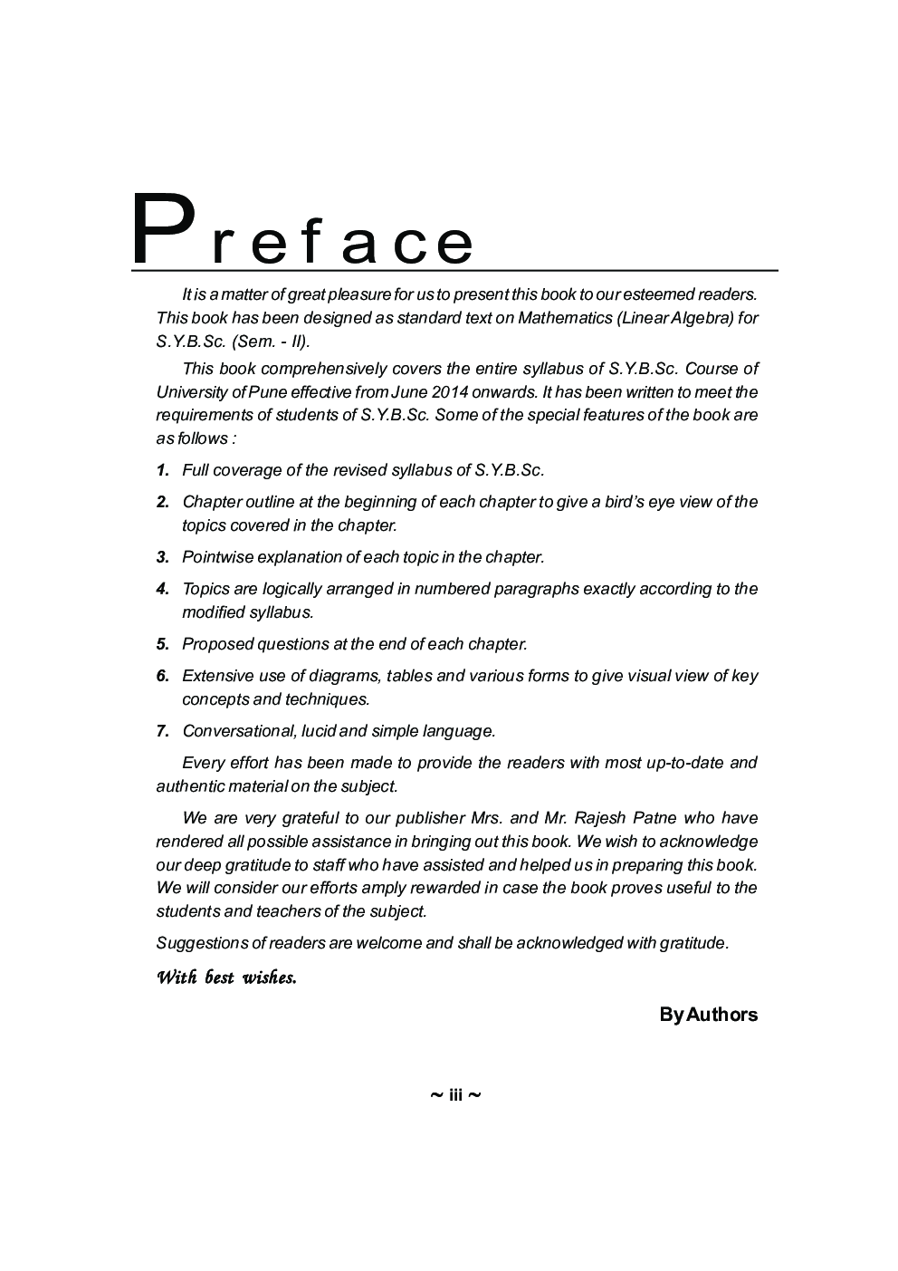 Linear Algebra - Page 4