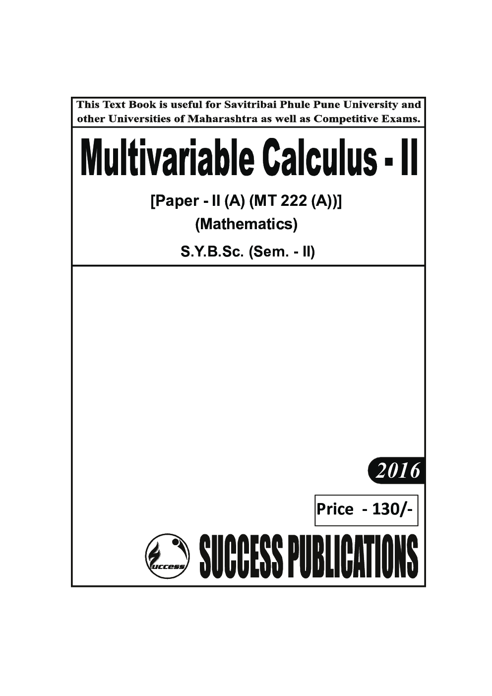 Multivariable Calculus - II - Page 2