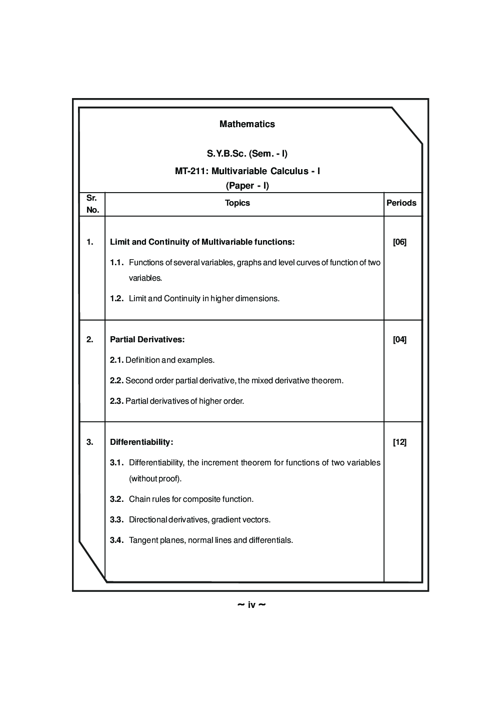 Multivariable Calculus - I - Page 5