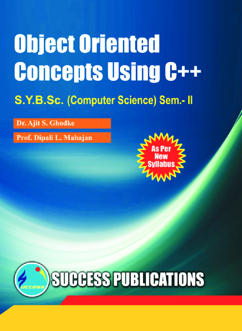 Object-Oriented Concepts Using C++ - Page 1