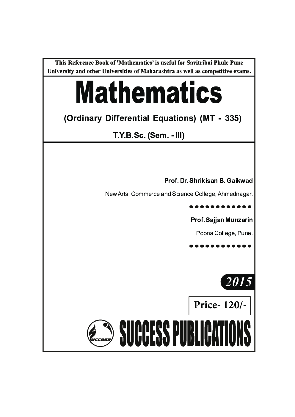 Ordinary Differential Equation - Page 2