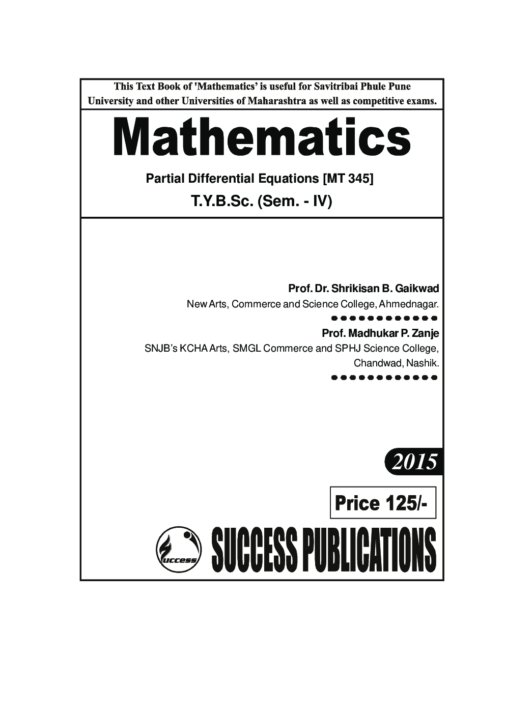 Partial Differential Equations - Page 2