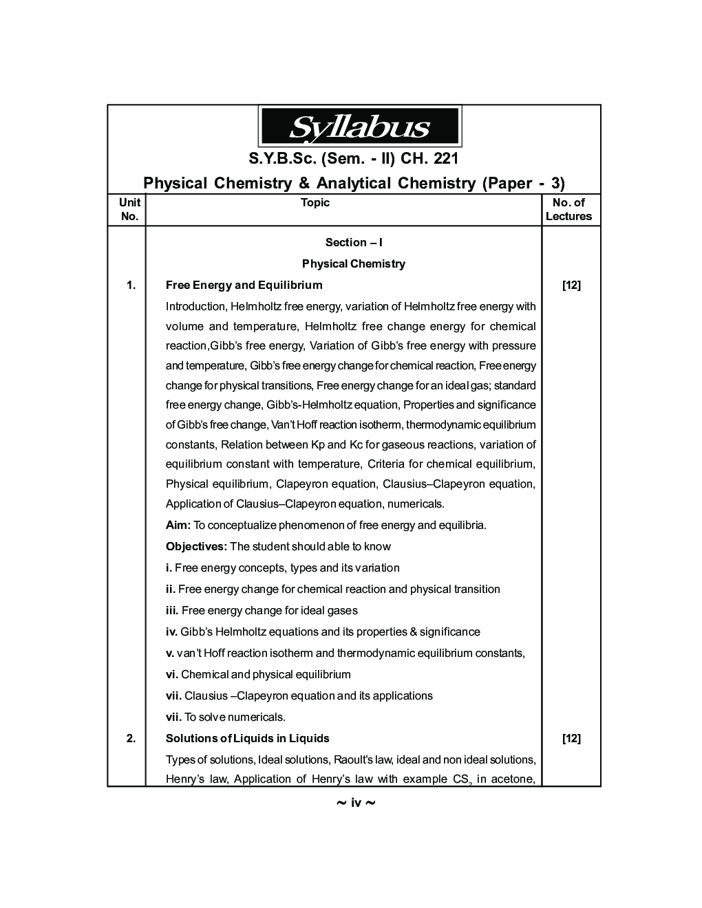 Physical & Analytical Chemistry Sem-II - Page 5