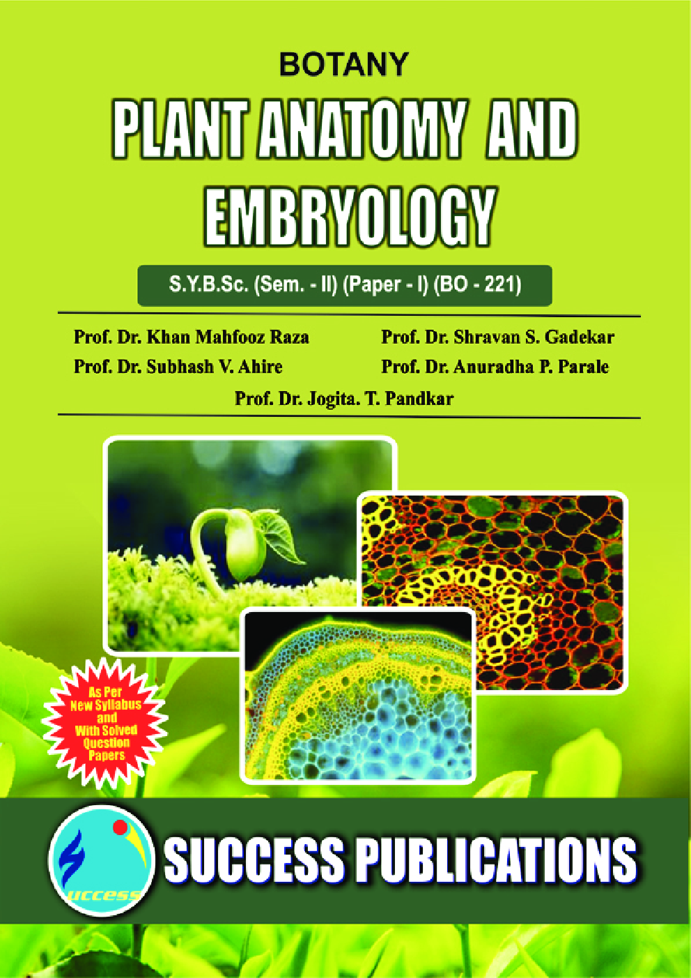 Plant Anatomy And Embryology - Page 1