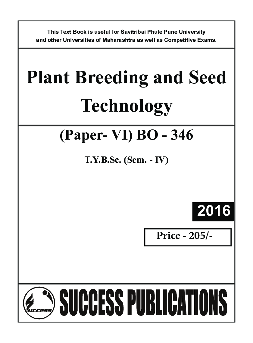 Plant Breeding And Seed Technology - Page 2