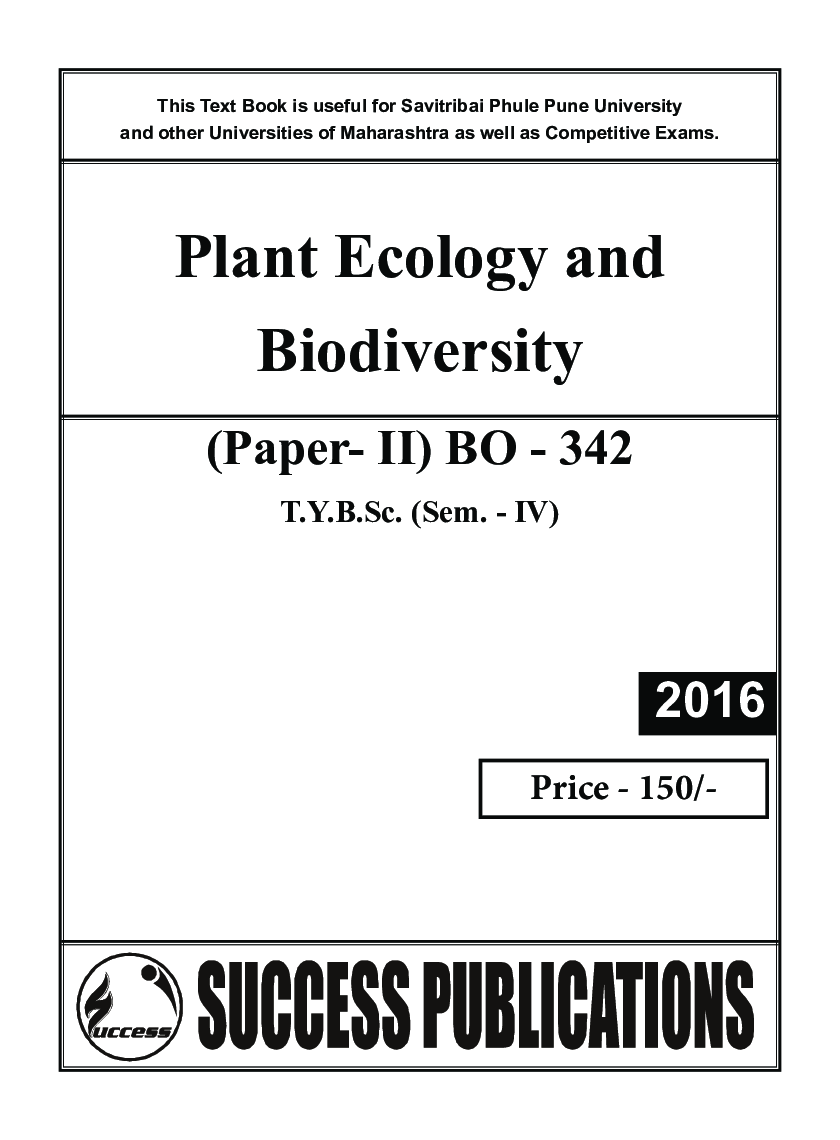 Plant Ecology And Biodiversity - Page 2
