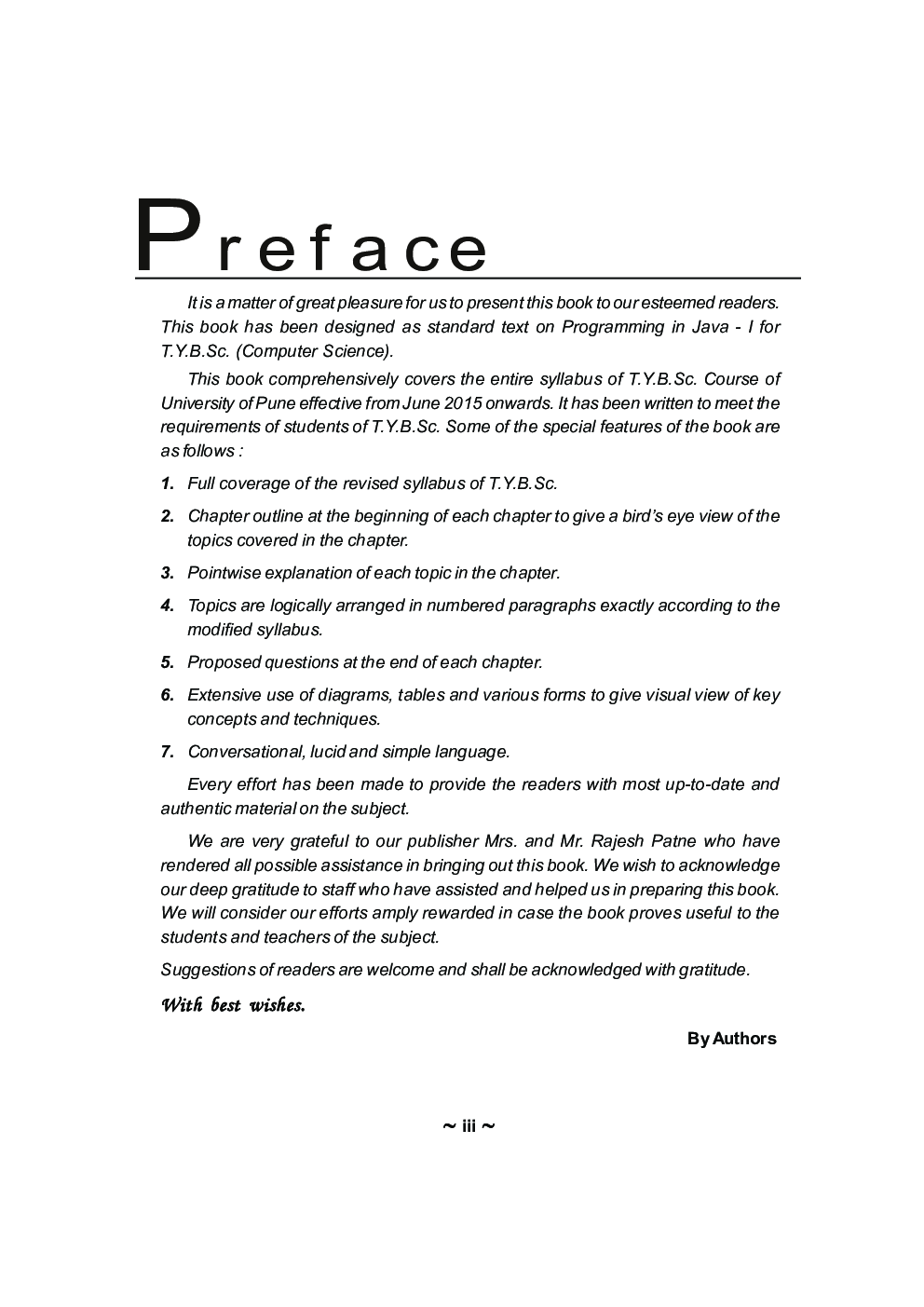 Programming In Java - I - Page 4