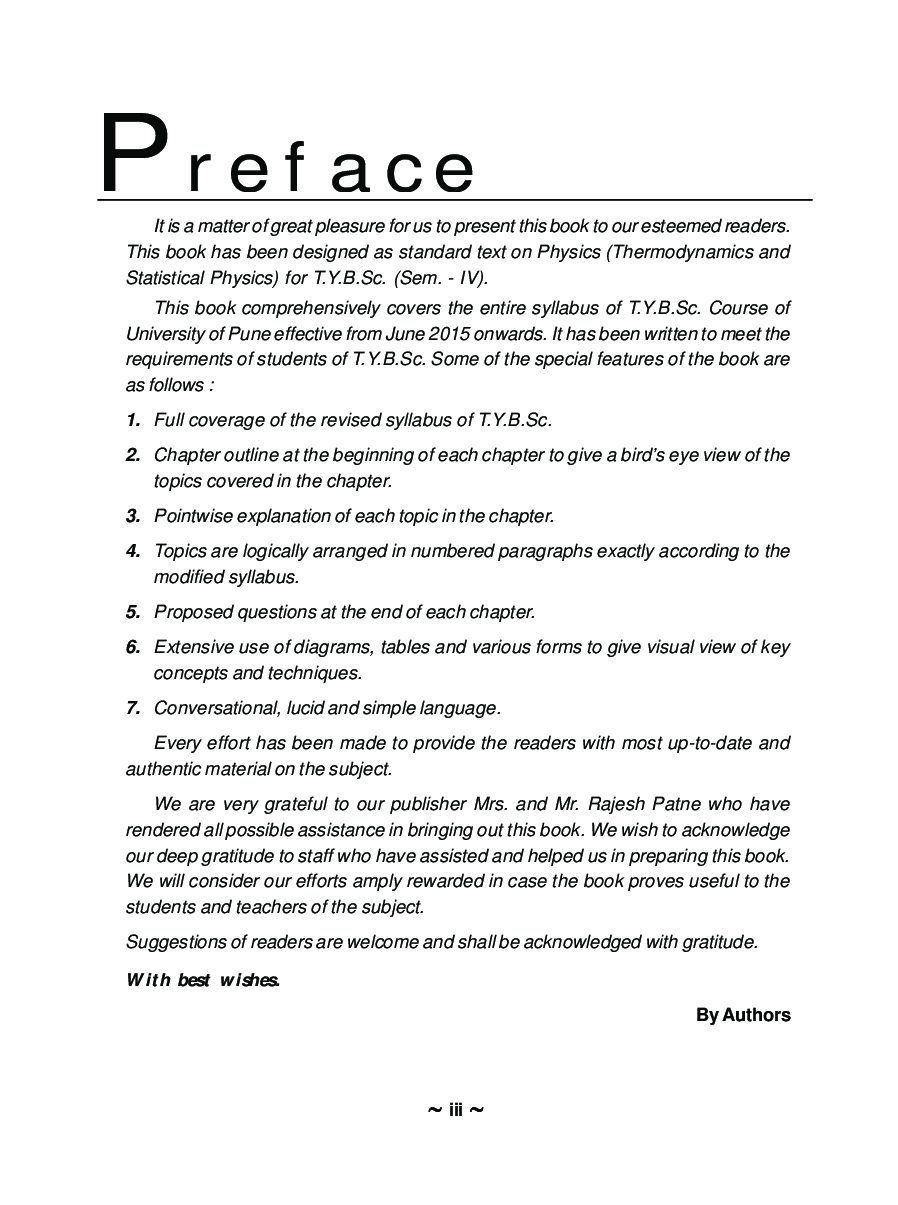 Thermodynamics And Statistical Physics - Page 4