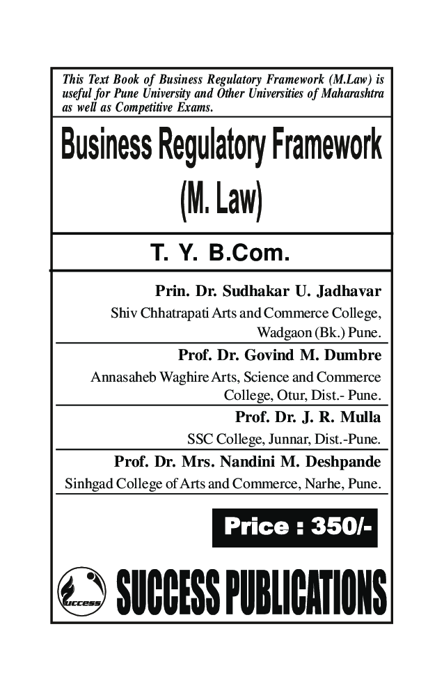 Business Regulatory Framework - Page 2