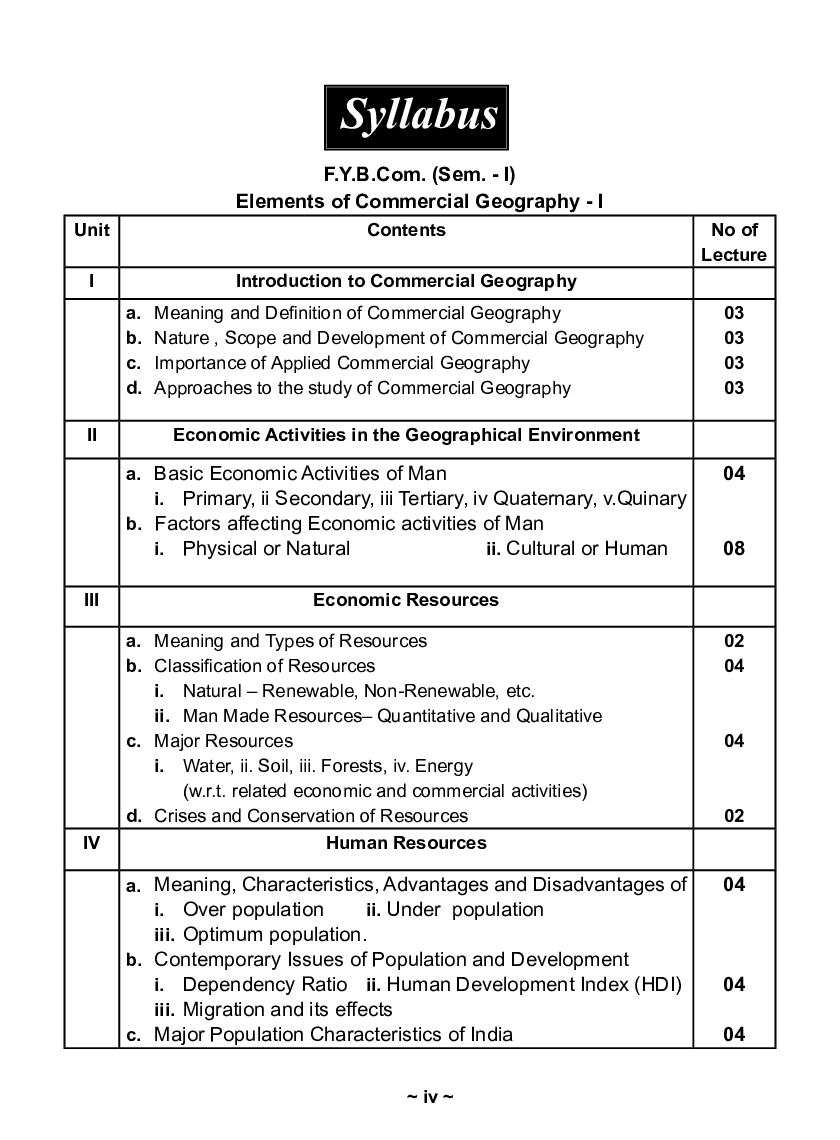 व्यापारी भूगोलाचि मूलतत्वे - I - Page 5