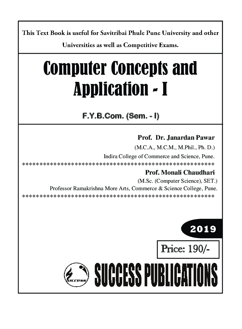 Computer Concepts And Programming - I - Page 2