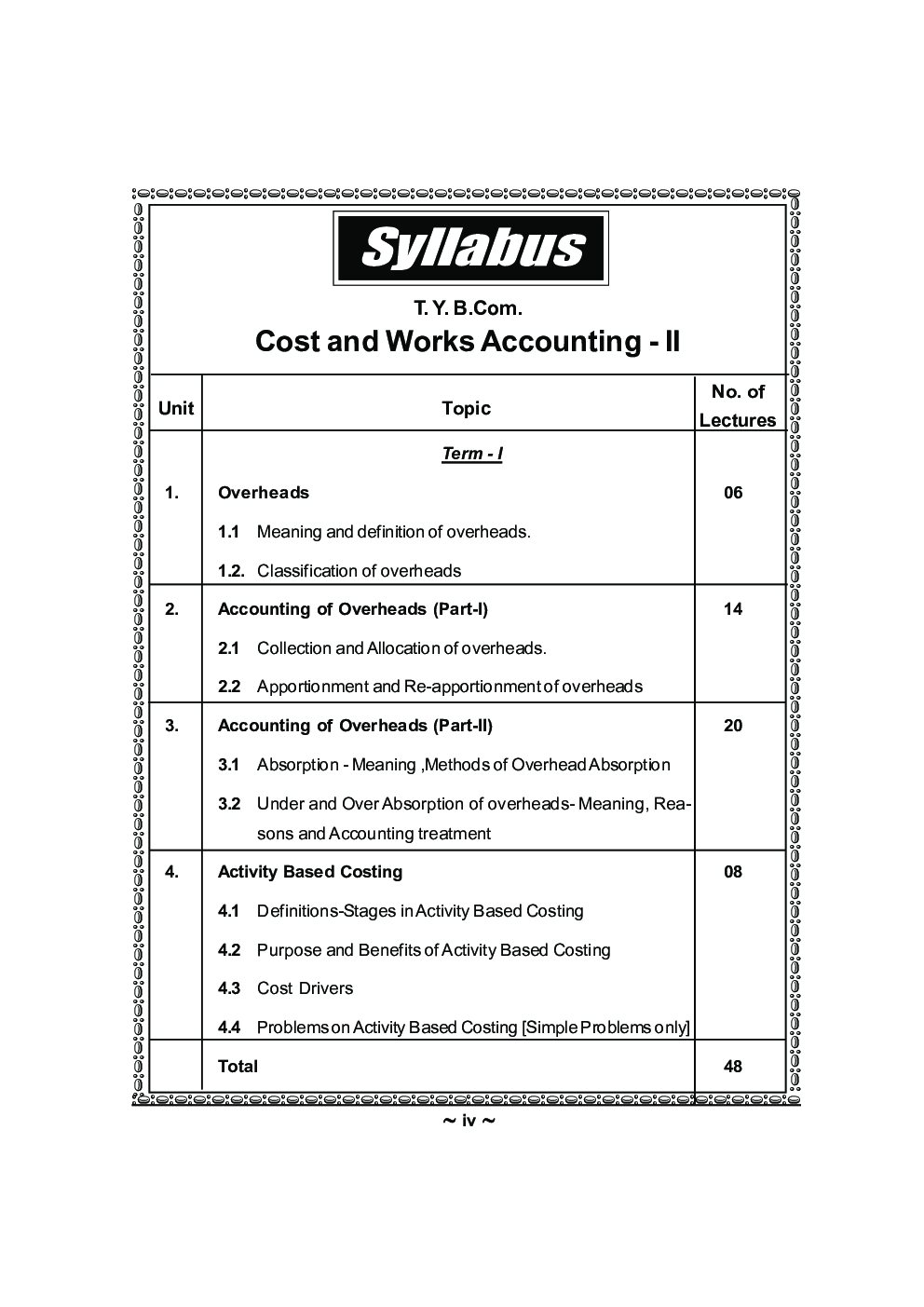 Cost And Work Accounting - II - Page 5