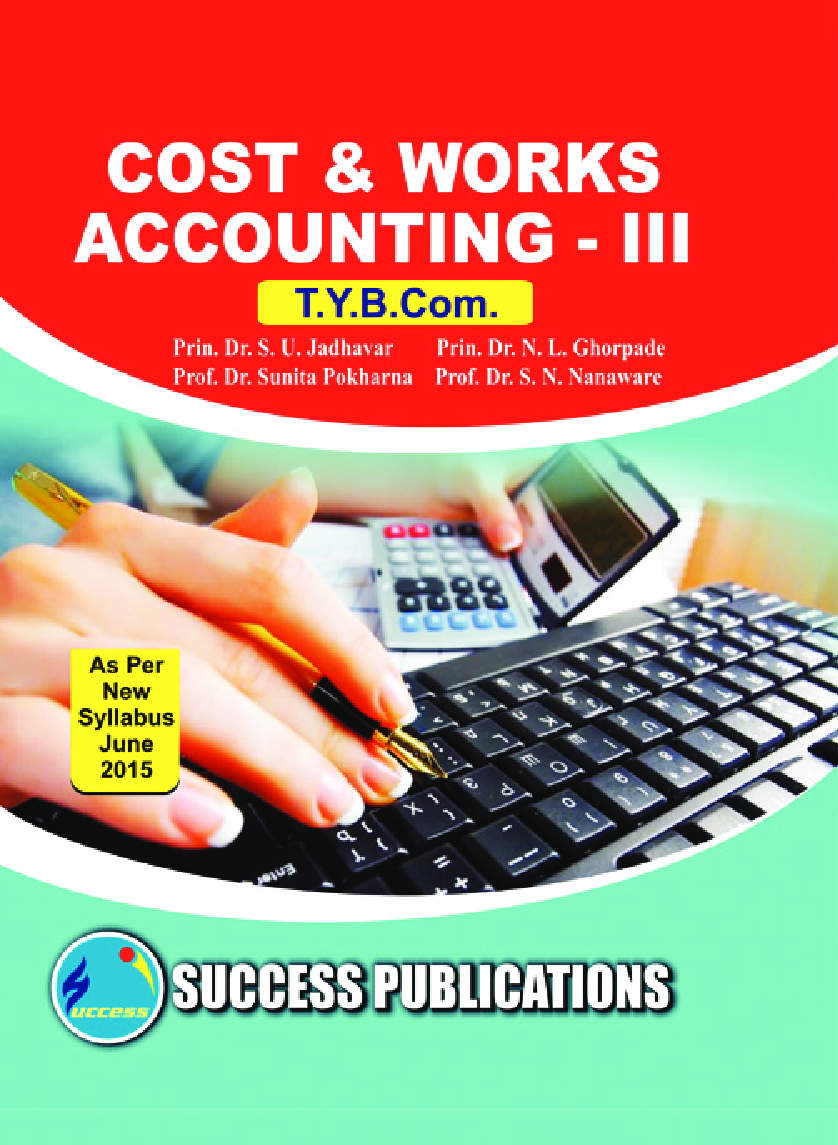 Cost And Work Accounting - III - Page 1