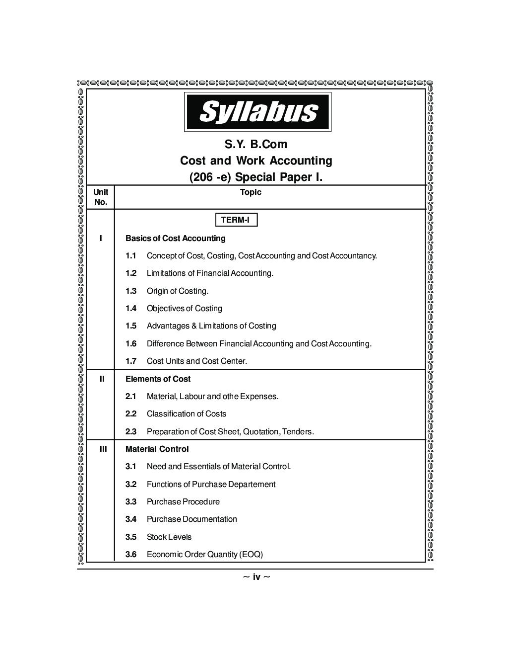 Cost And Work Accounting - Page 5