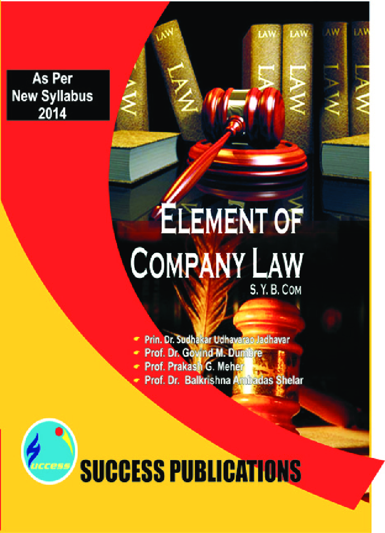 Elements Of Company Law - Page 1