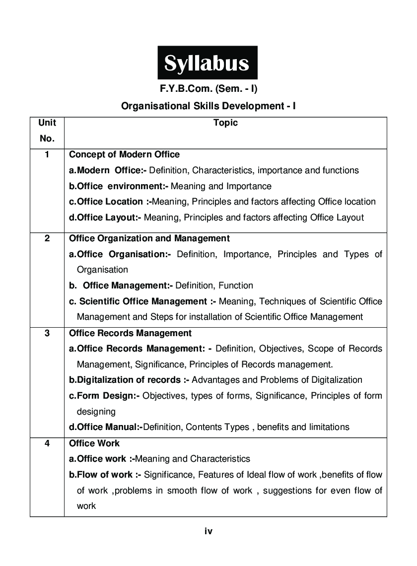 Organisational Skills Development - I - Page 5