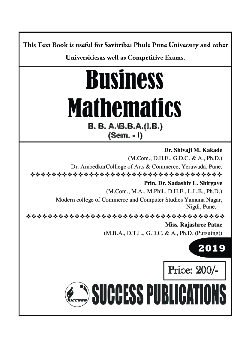 Business Mathematics - Page 2